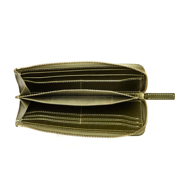 Portefeuille long zippé - Cuir italien, Tsuchiya Kaban